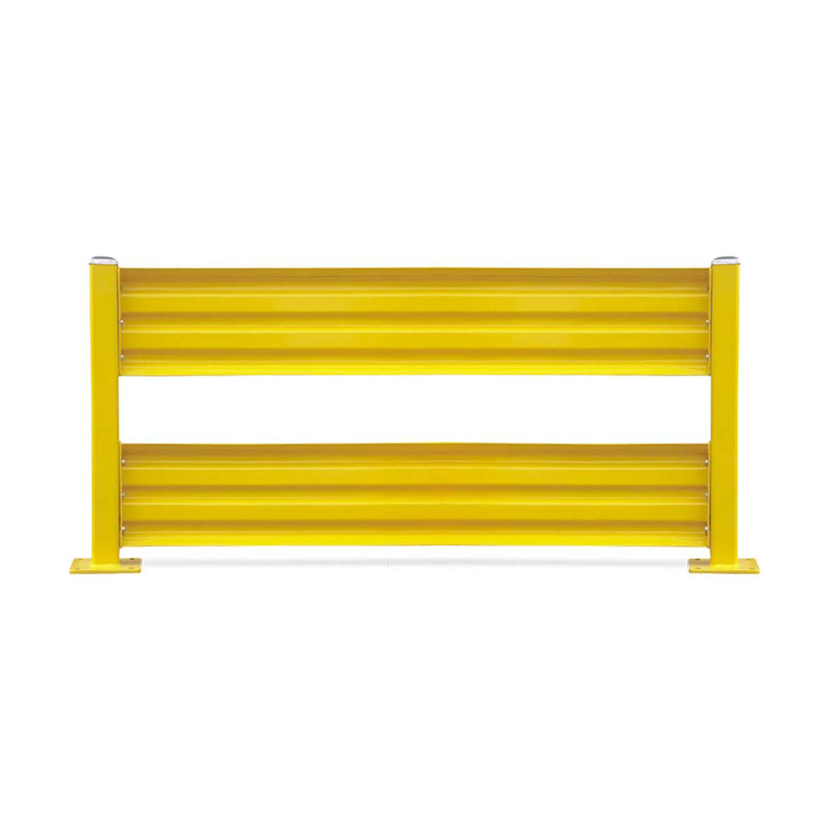 Traffic Barrier Steel Yellow