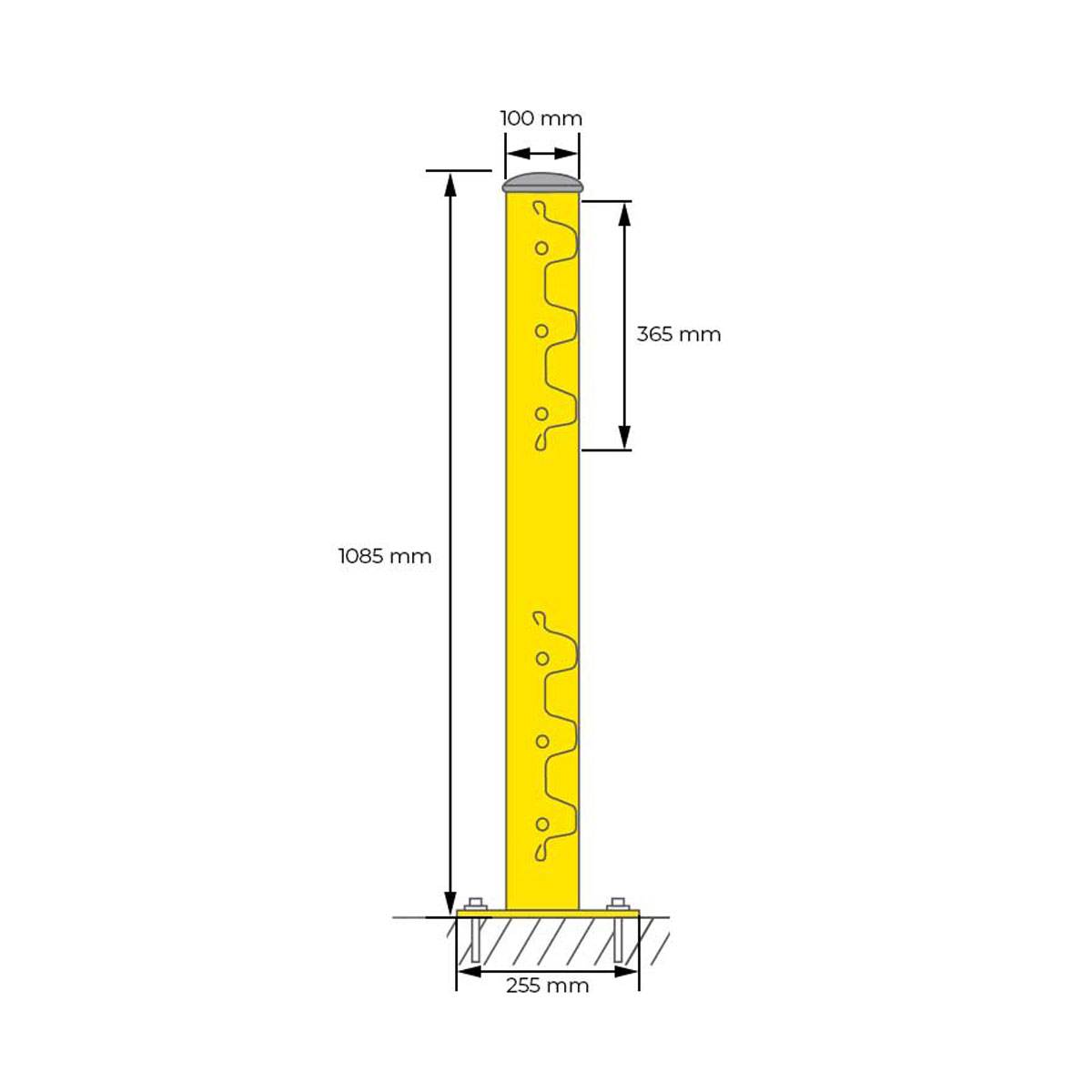 Vehicle Barrier Dimensions