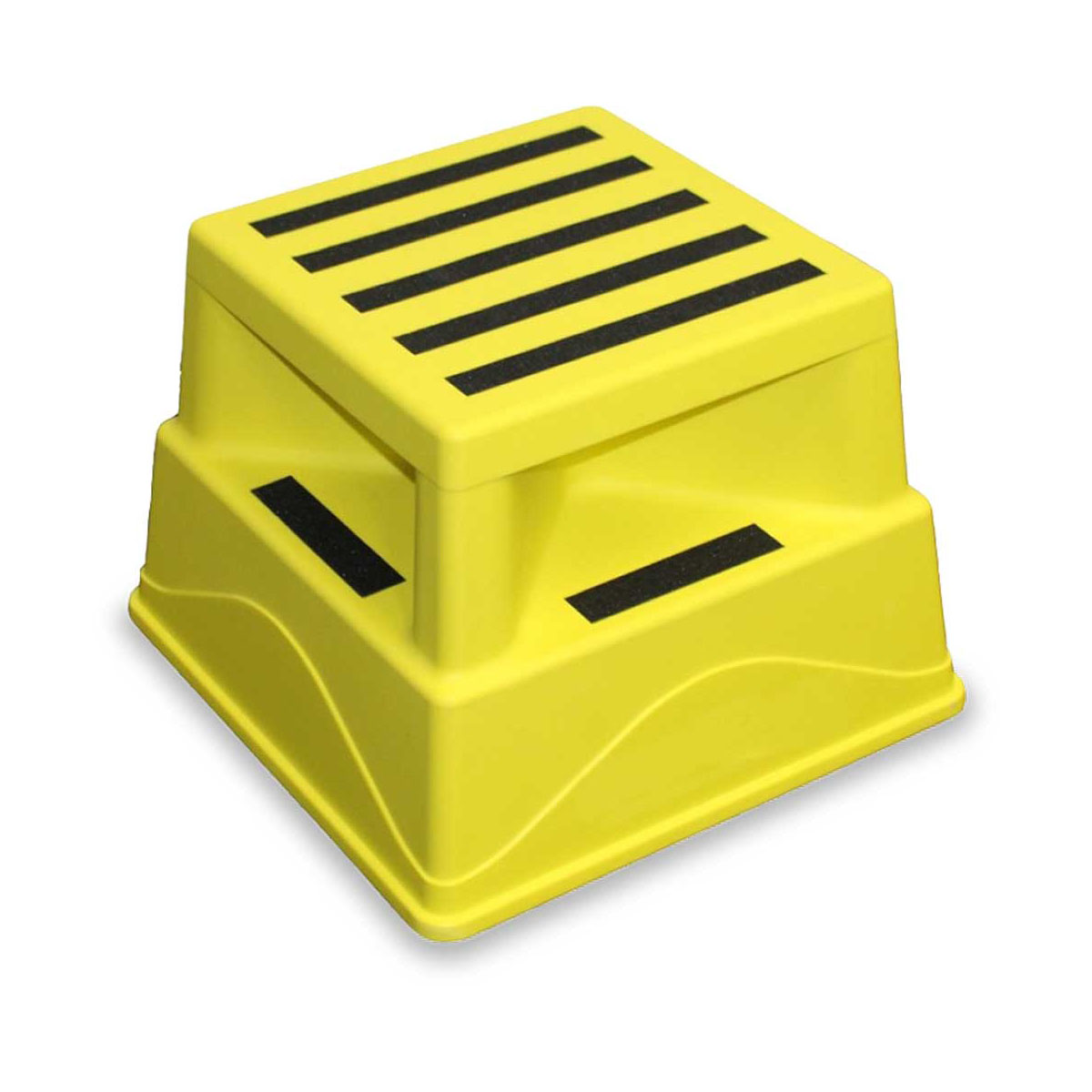 Heavy Duty Step Stool Yellow Plastic