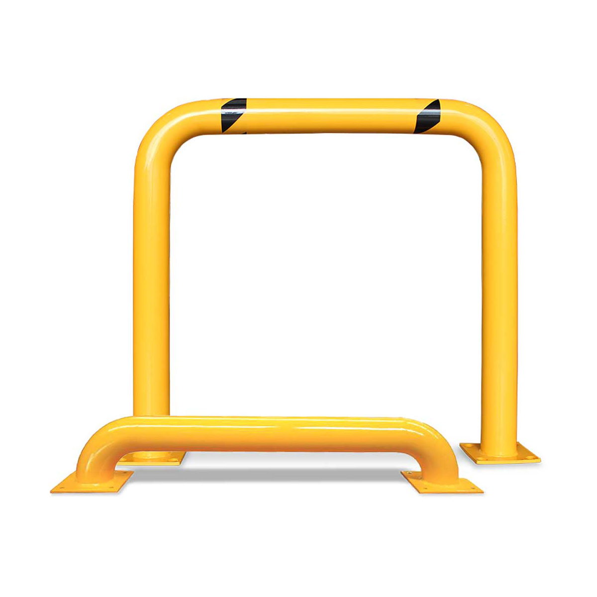 Bolt-Down Hoop Bollard Yellow