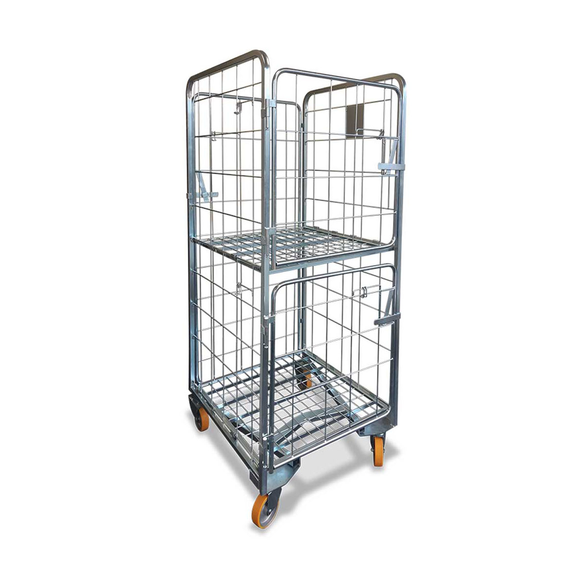 Buy Cage Trolley (Dual Door - Nesting) in Cage Trolleys from Astrolift NZ