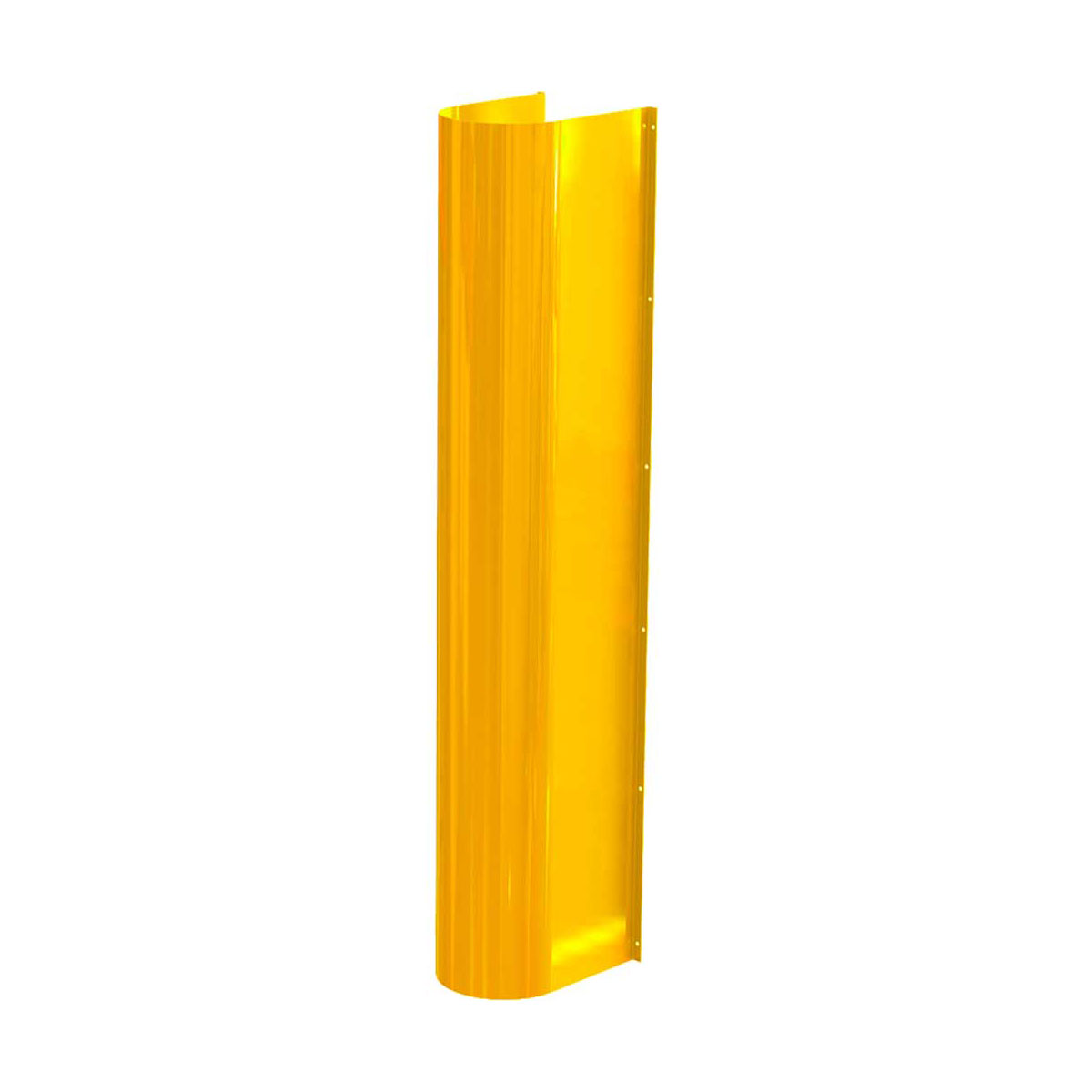 Yellow Downpipe Protector Metal