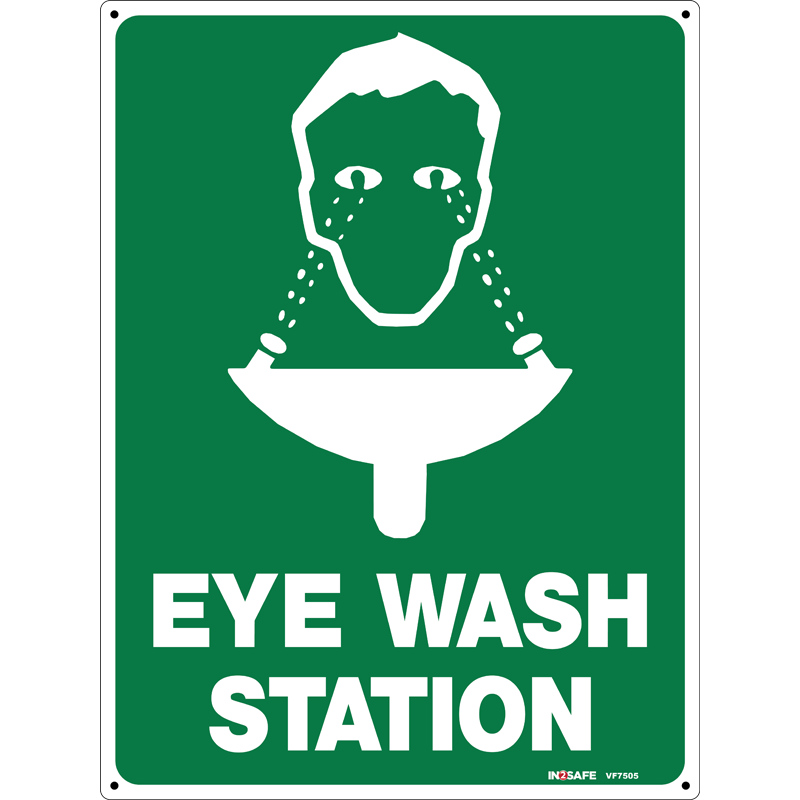 Eye Wash Station Signs Printable Pdf