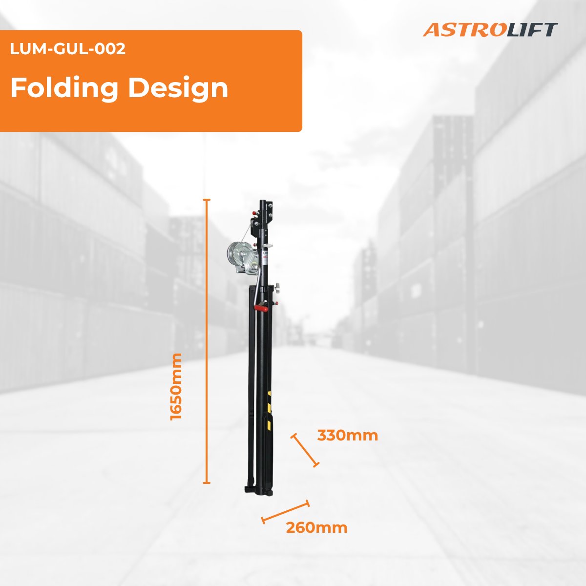 Buy Material Lifter - 4.00m by GUIL in Top Loading Tower Lifters from GUIL available at Astrolift NZ