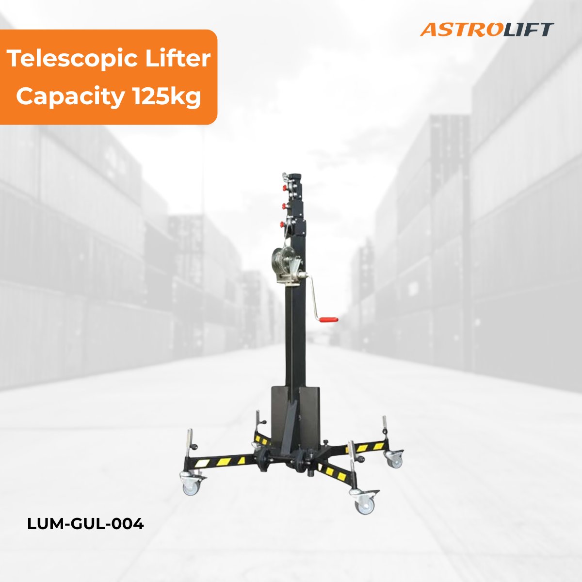 Buy Material Lifter - 4.56m (With Wheels) by GUIL in Utility Lifters | Materials Handling Lift Towers from GUIL available at Astrolift NZ