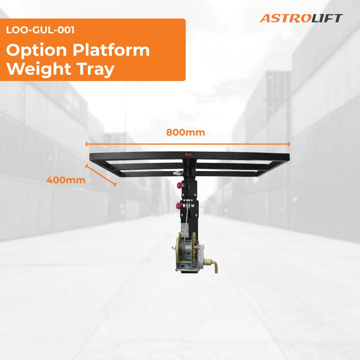 Buy Material Lifter - 4.56m (With Wheels) by GUIL in Utility Lifters | Materials Handling Lift Towers from GUIL available at Astrolift NZ