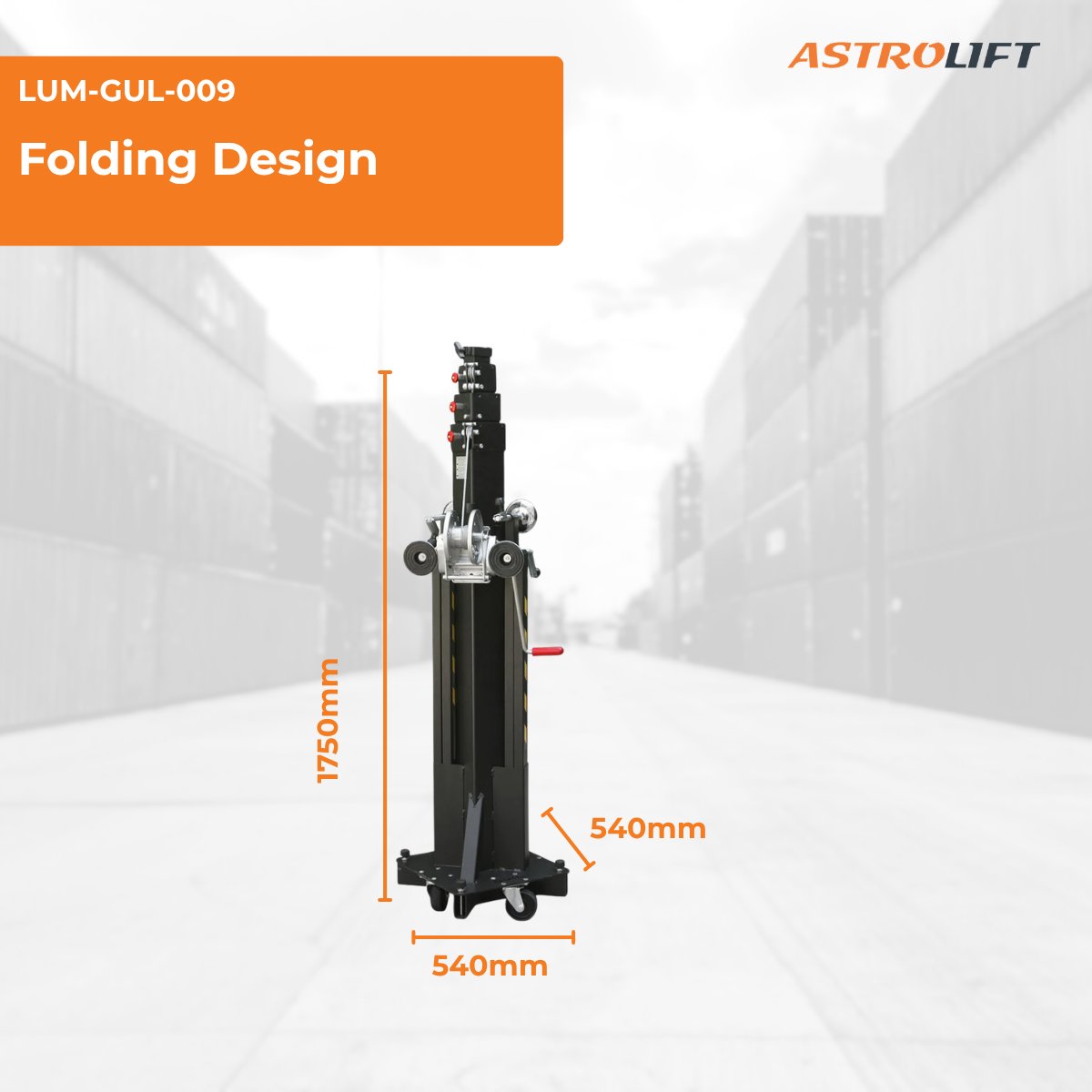 Buy Material Lifter - 5.20m by GUIL in Utility Lifters | Materials Handling Lift Towers from GUIL available at Astrolift NZ