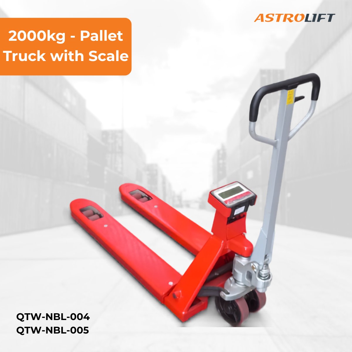 Buy Pallet Truck with Scales in Pallet Trucks  from Astrolift NZ