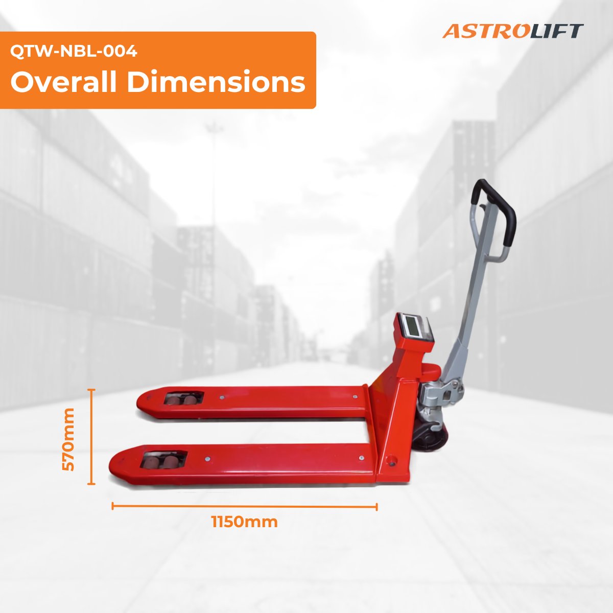 Buy Pallet Truck with Scales in Pallet Trucks  from Astrolift NZ
