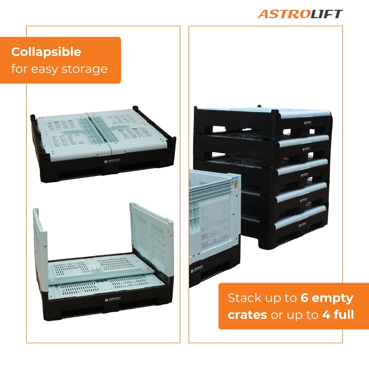Buy Plastic Pallet Box in Specials available at Astrolift NZ