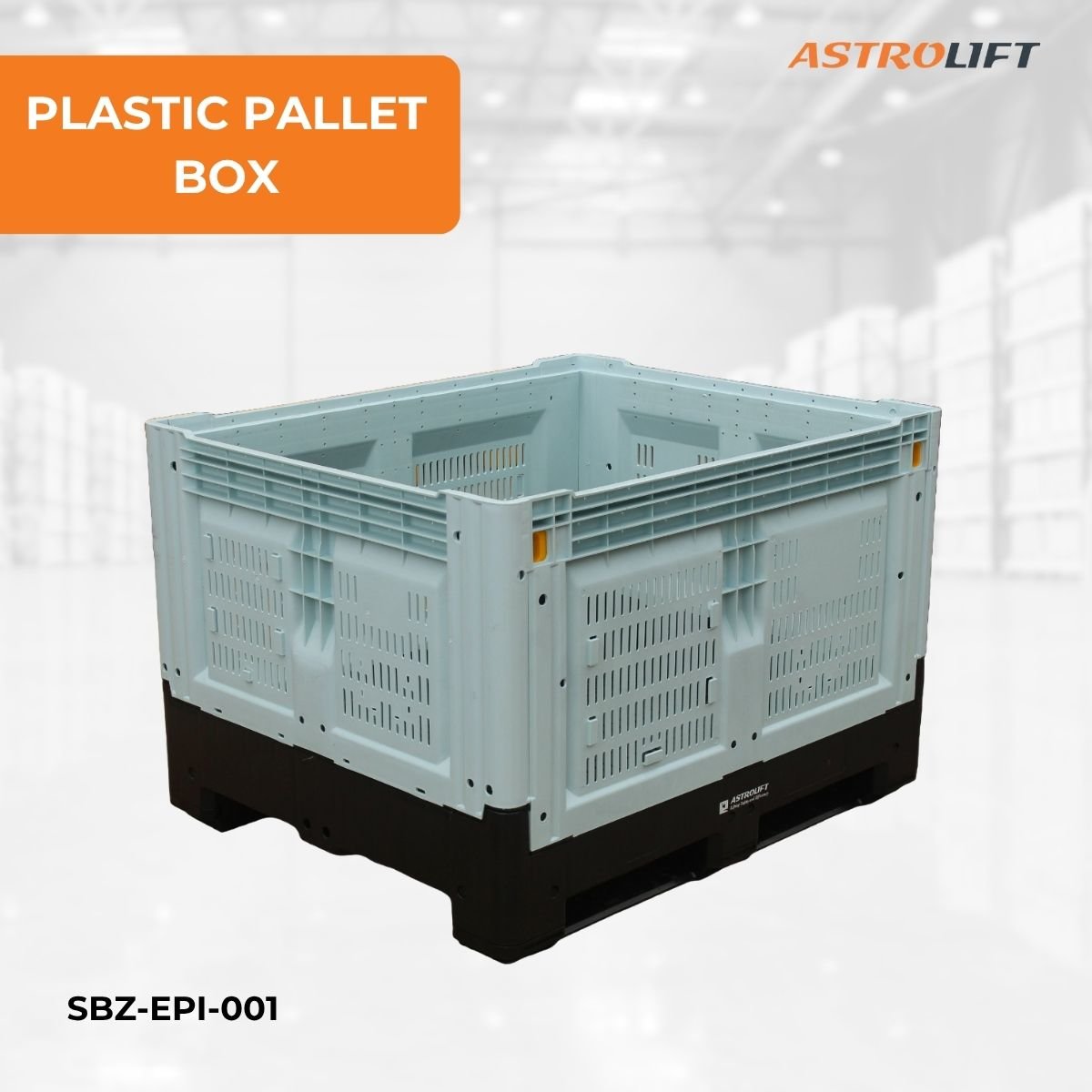 Buy Plastic Pallet Box in Specials available at Astrolift NZ