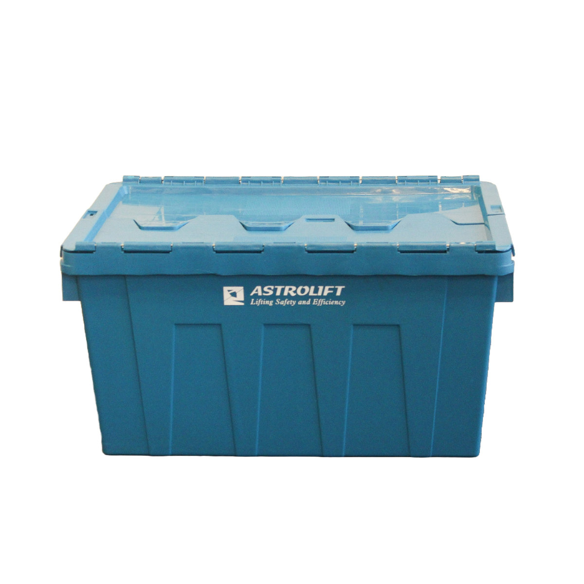 Buy 60L Blue Plastic Box in Storage / Stillage available at Astrolift NZ