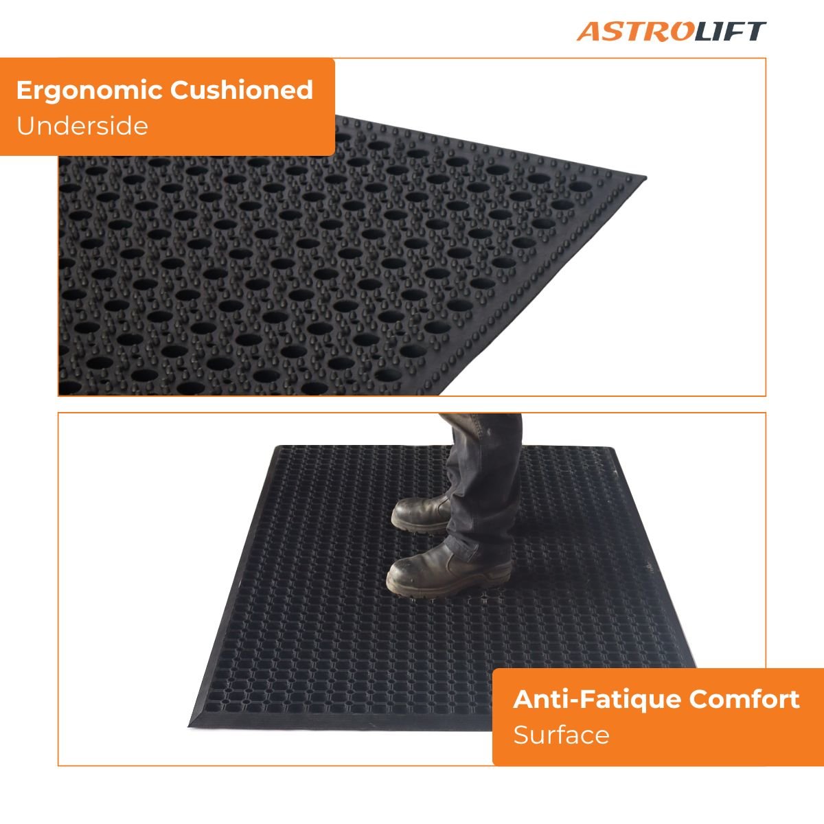Buy Anti-Slip Domino Rubber Mat in Workplace Safety Equipment available at Astrolift NZ