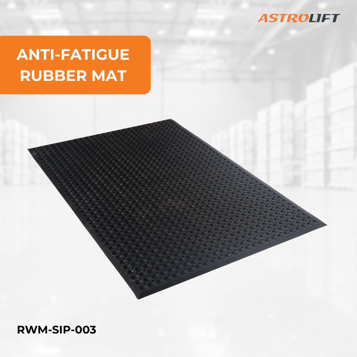 Buy Anti-Fatigue Rubber Mat in Workplace Safety Equipment available at Astrolift NZ