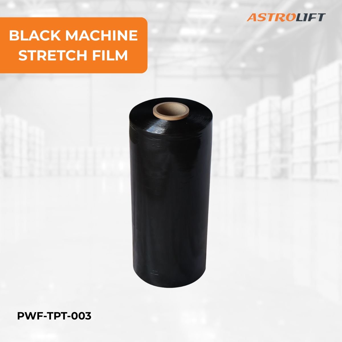 Buy Black Machine Stretch Film  in Consumables available at Astrolift NZ