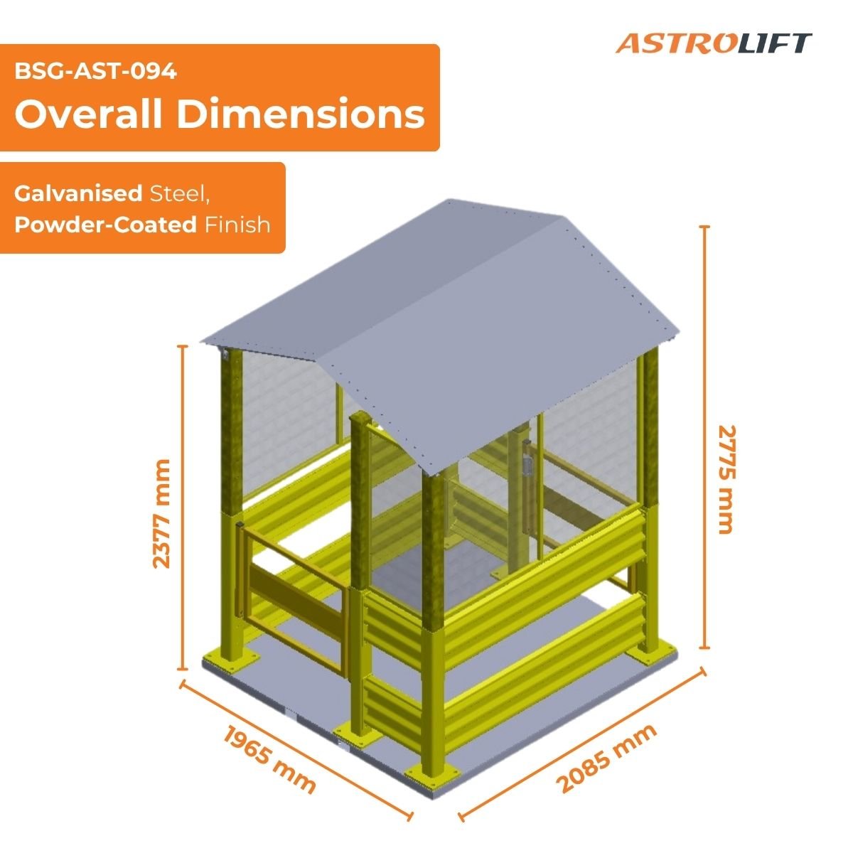 Buy Driver Safety Zone Mesh & Roof in New Products available at Astrolift NZ