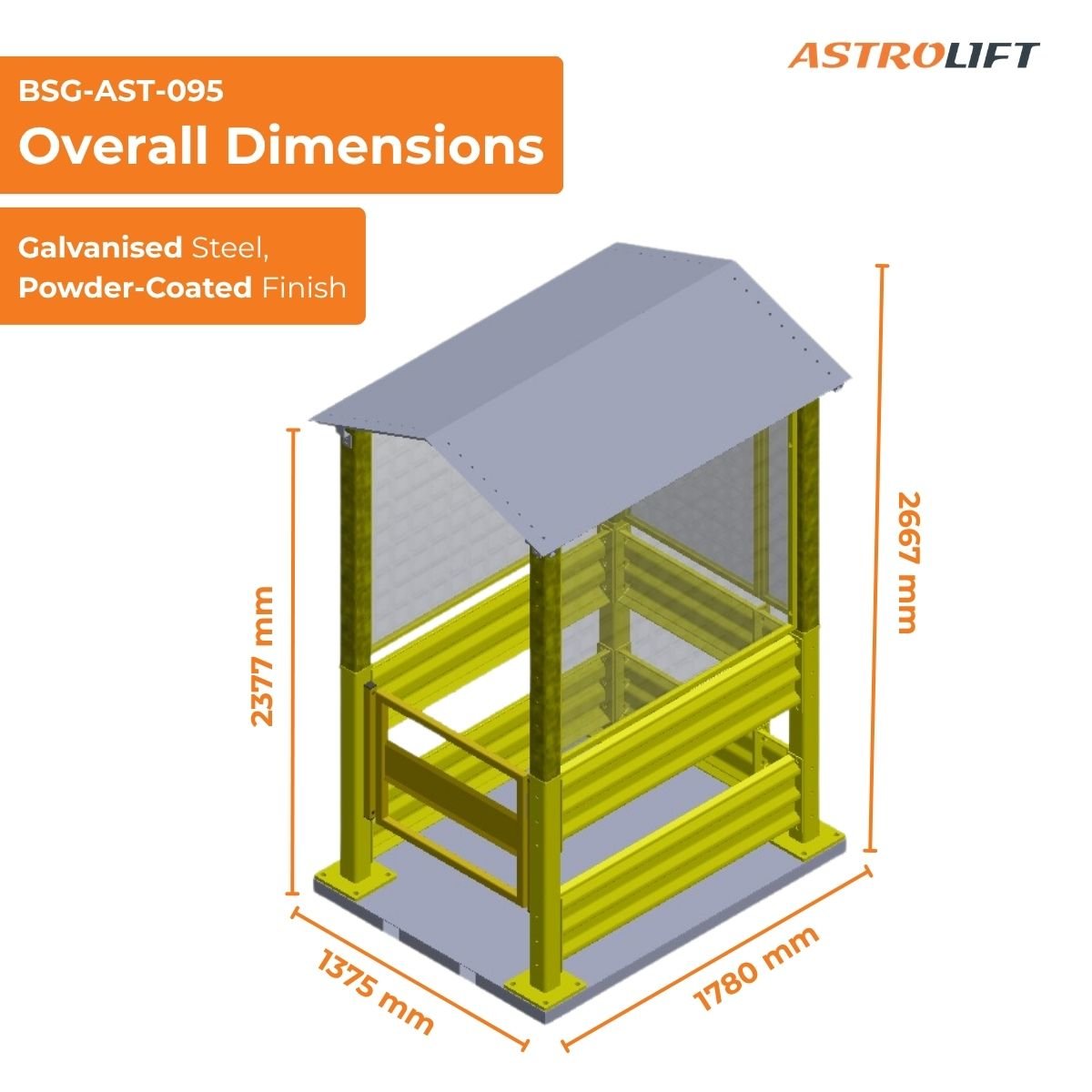 Buy Driver Safety Zone Mesh & Roof in New Products available at Astrolift NZ