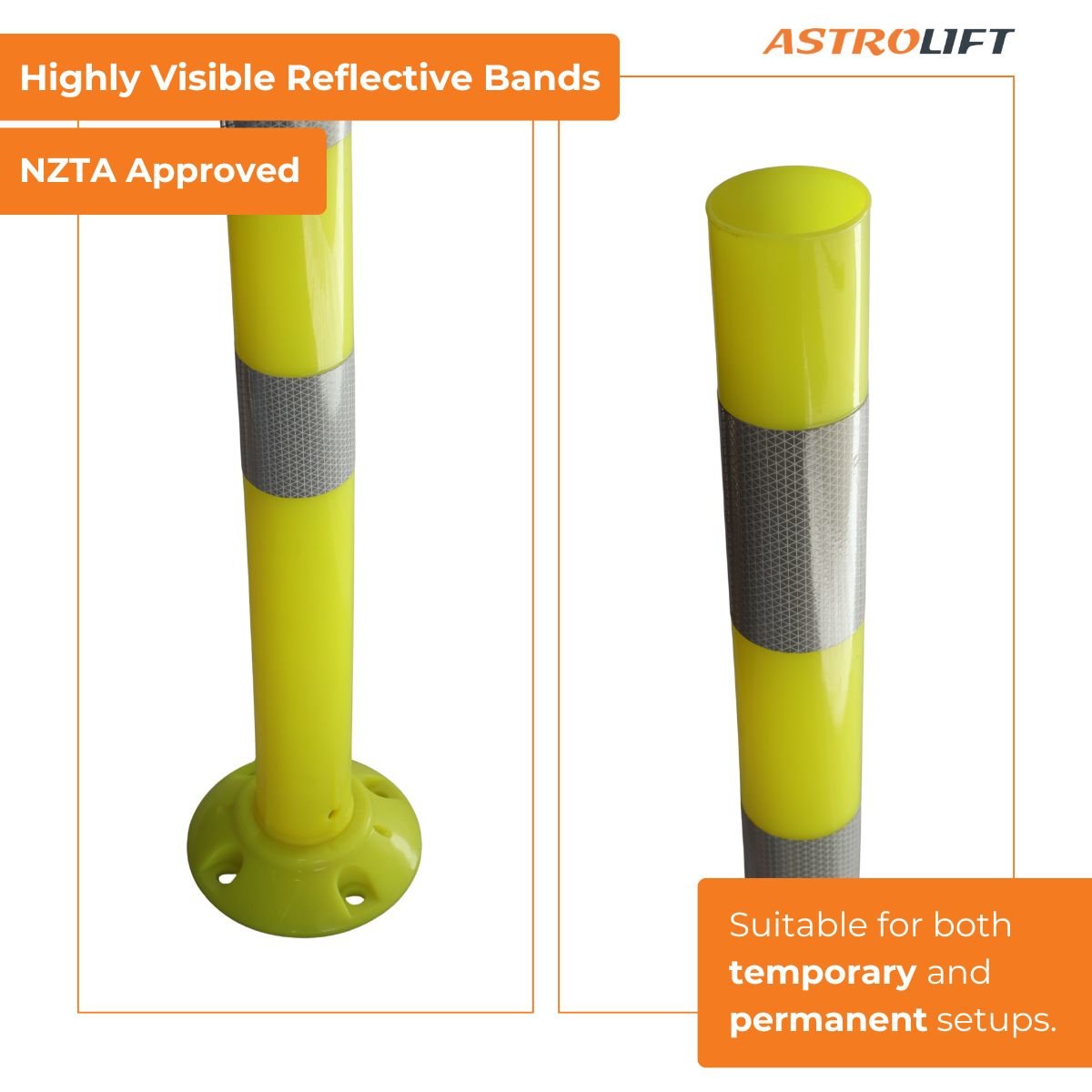 Buy Delineator Post - Yellow  in New Products available at Astrolift NZ