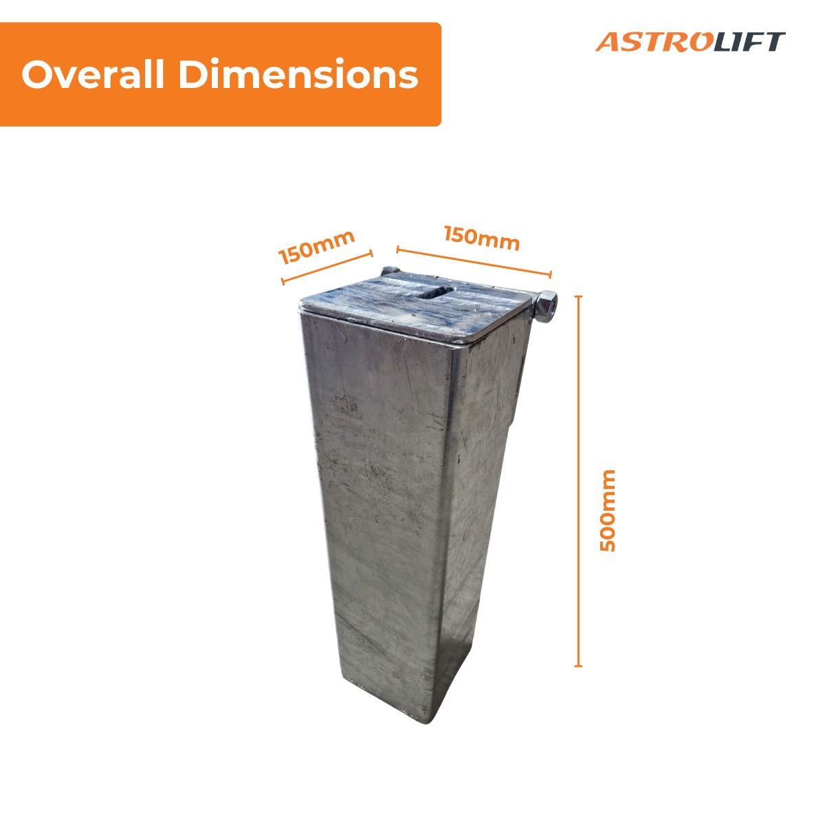 Buy Timber Bollard Cast-In Sleeve in New Products available at Astrolift NZ