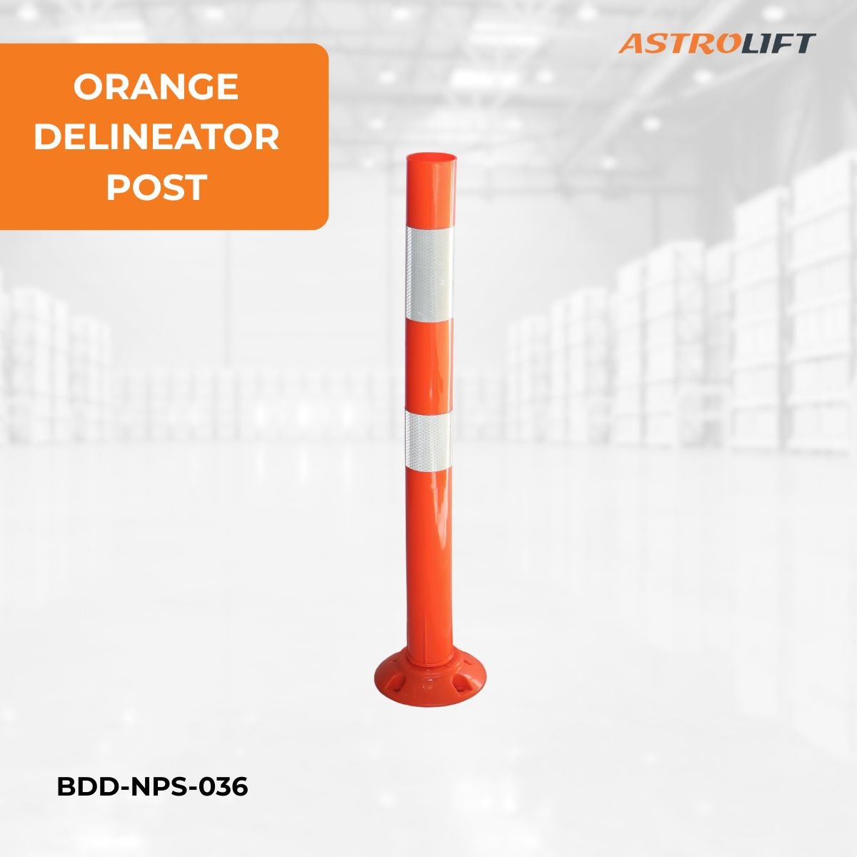 Buy Delineator Post - Orange  in New Products available at Astrolift NZ
