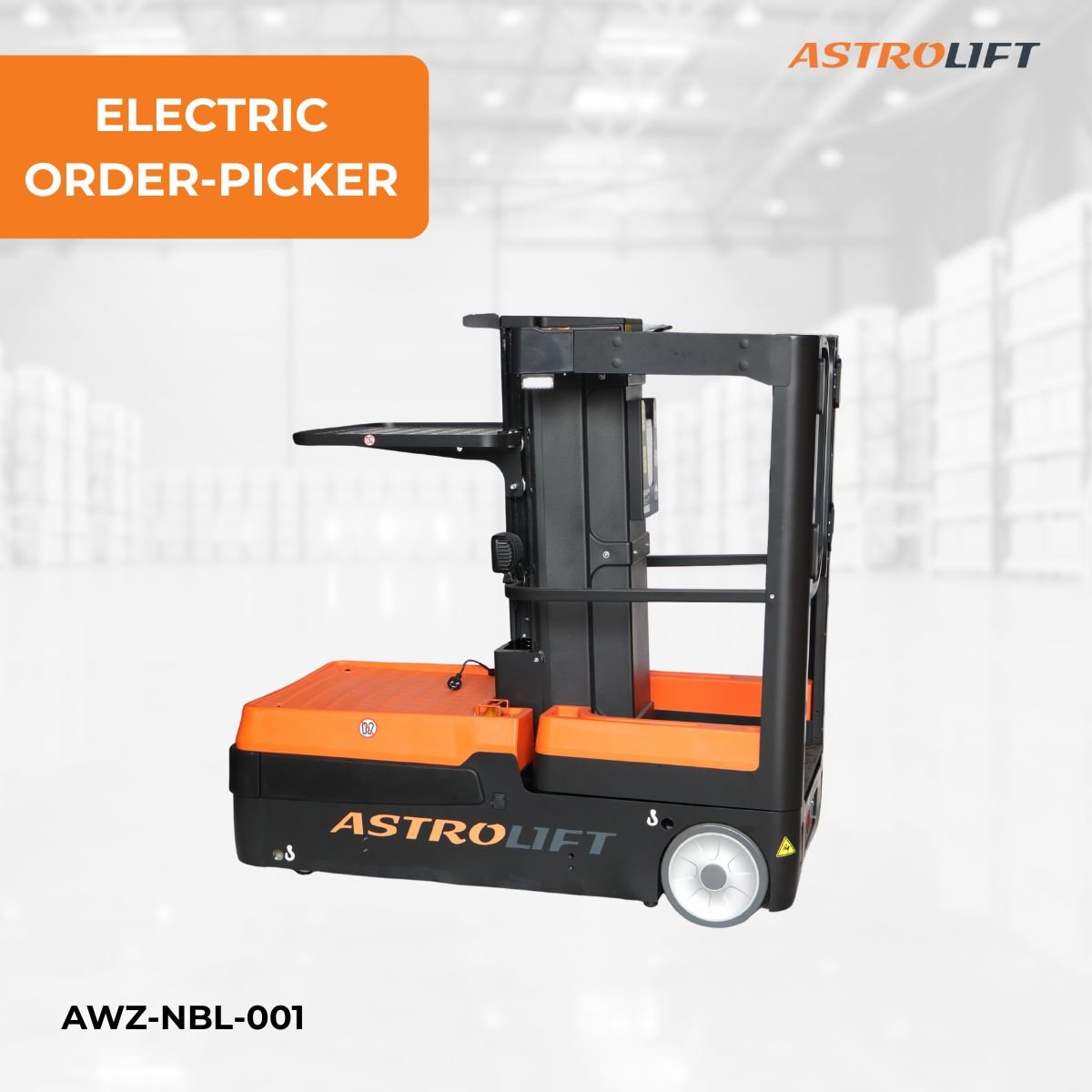 Buy Order Picker - Electric  in Tugs and Mobile Plafforms available at Astrolift NZ