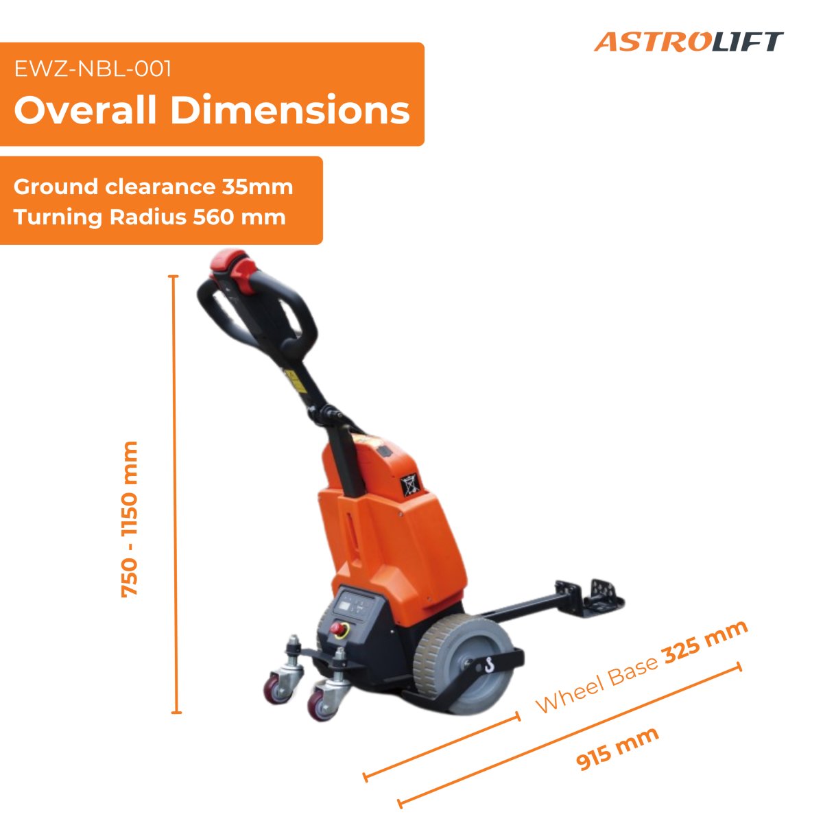 Buy Electric Tug - 1 tonne in New Products available at Astrolift NZ
